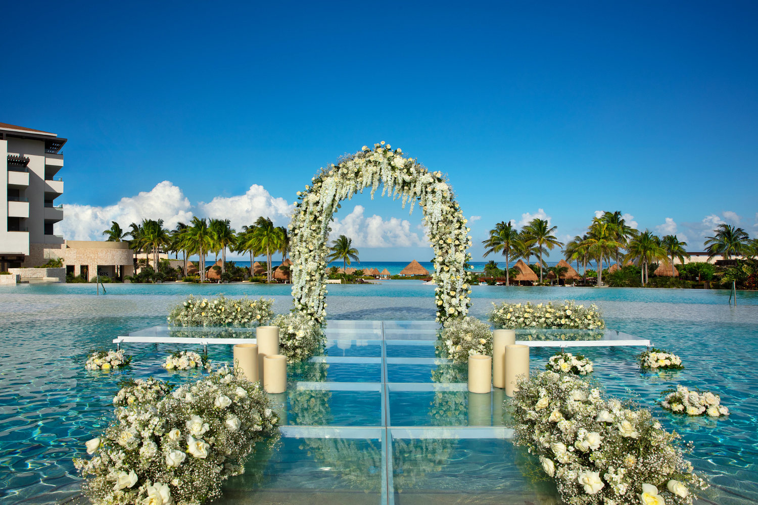 Hotel Dreams Playa Mujeres Wedding beach